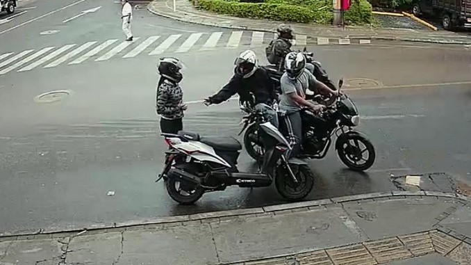 Intento de fleteo en Itagüí.