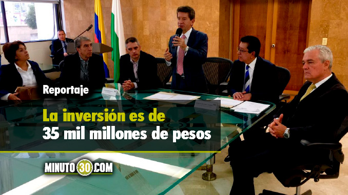 Firma Convenio para pavimentar vías en Rionegro. Foto/Minuto30