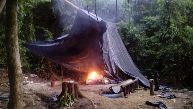 Ejército neutralizó cuatro laboratorios para procesar droga en Antioquia y Chocó