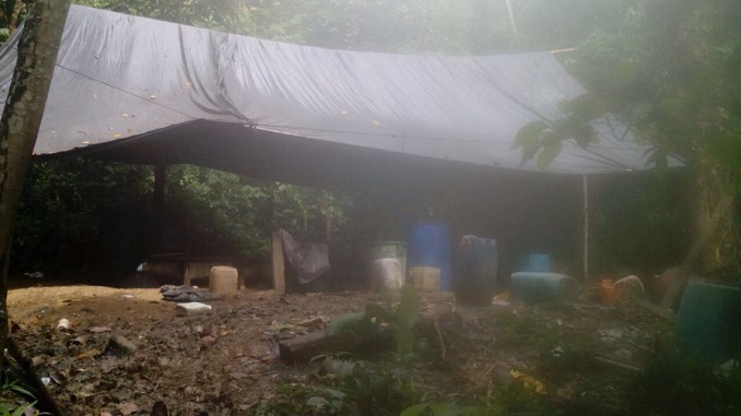 Ejército neutralizó cuatro laboratorios para procesar droga en Antioquia y Chocó