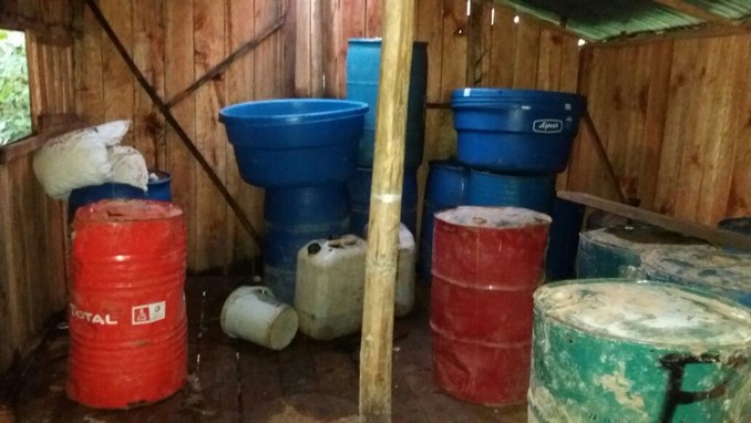 Ejército destruyó dos laboratorios para procesar pasta base de coca en el Cauca