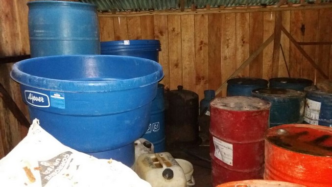 Ejército destruyó dos laboratorios para procesar pasta base de coca en el Cauca