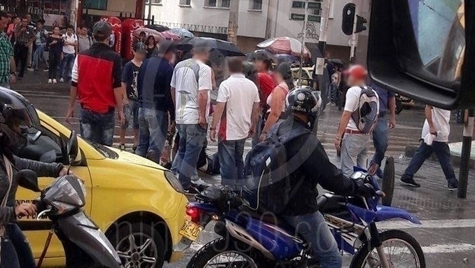 Ladrón agredido con arma blanca en la Oriental.