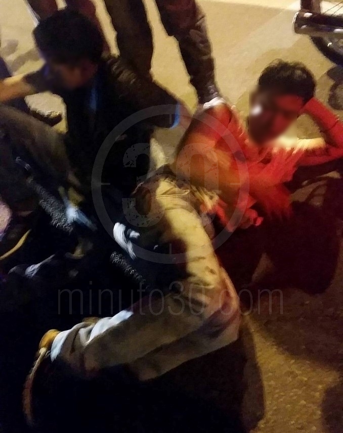 Ladrones en la avenida Regional.