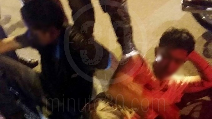 Ladrones en la avenida Regional.