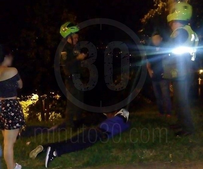 Ladrones capturados en La Quintana.