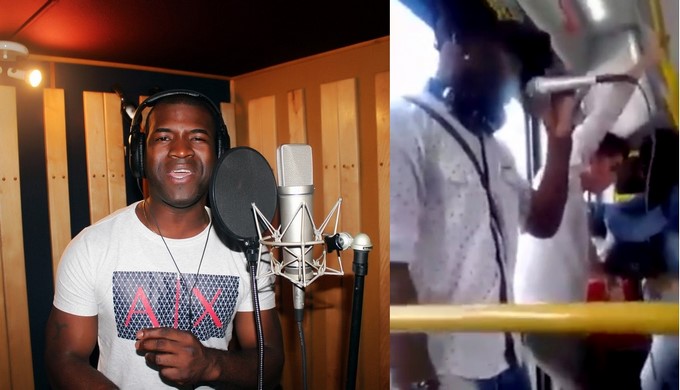 Lucas Lozano emprende su carrera musical tras hacerse viral su talento con una presentación en el Transmilenio de Bogotá/ Cortesía AG Producciones