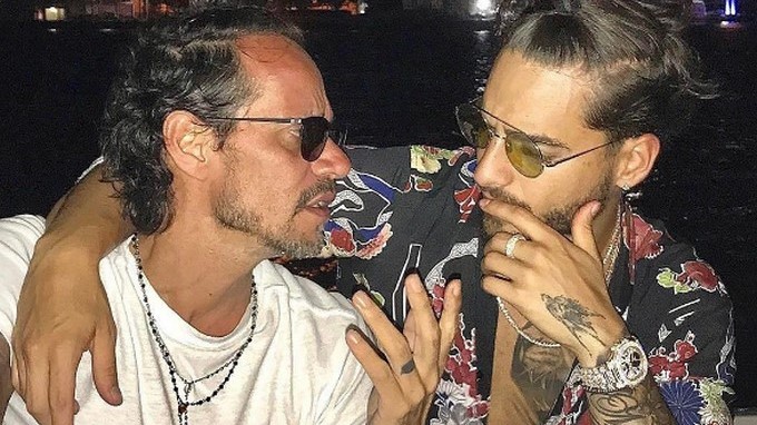 Marc Anthony y Maluma/ Tomada de Instagram: @marcanthony