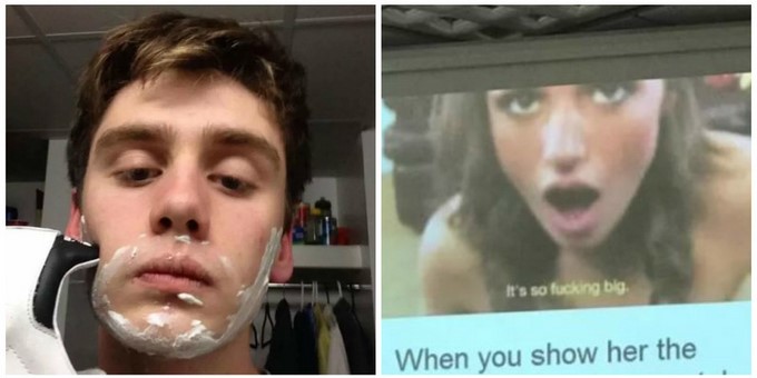 Joshua Robinson Levine y meme porno/ Tomada de Urbanian