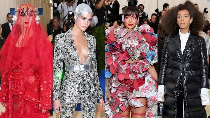 Transparencias, extravagancia y excentricidad en los vestidos del Met