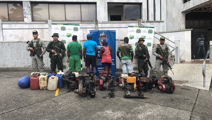 Autoridades desarticularon en Buenaventura una red de minería ilegal