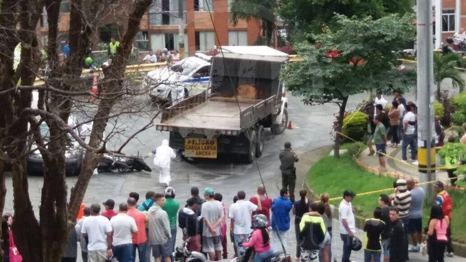 Motociclista muerto en la vía a Santa Elena.