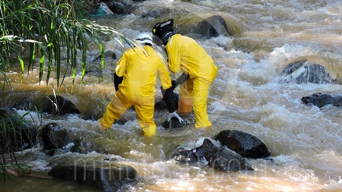 Muerto en quebrada Santa Elena.