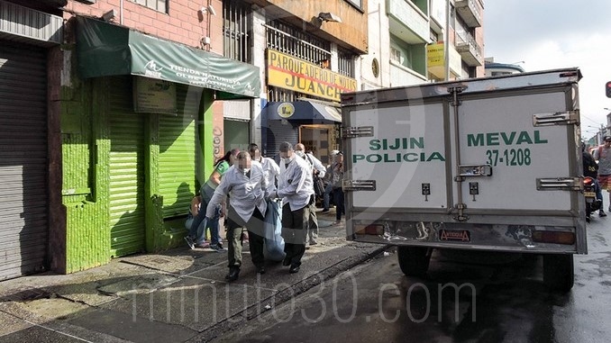 Mujer asesinada en hotel del centro de Medellín.