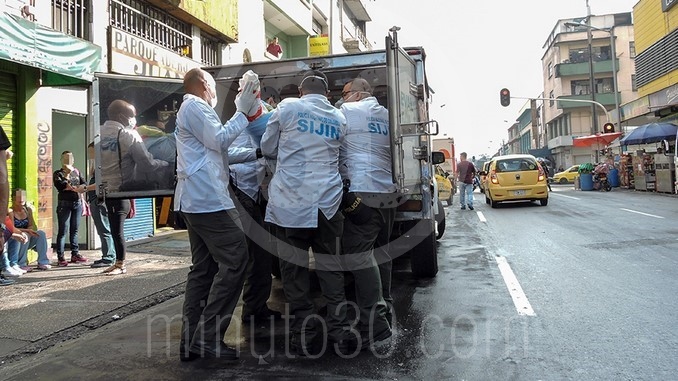 Mujer asesinada en hotel del centro de Medellín.
