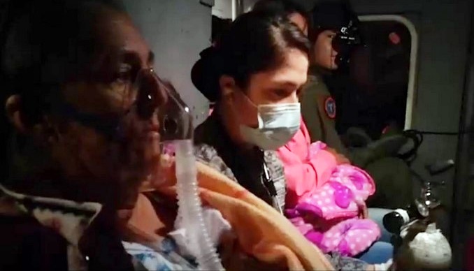Dos mujeres en grave estado de salud fueron evacuadas por la Fuerza Aérea en el Tolima