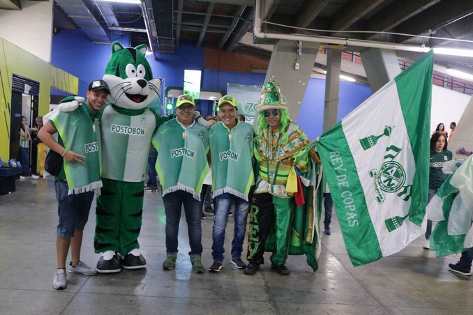 FOTOS: Los hinchas del Verde colman el Atanasio para la final ante Chapecoense 5 nacional hinchas 3