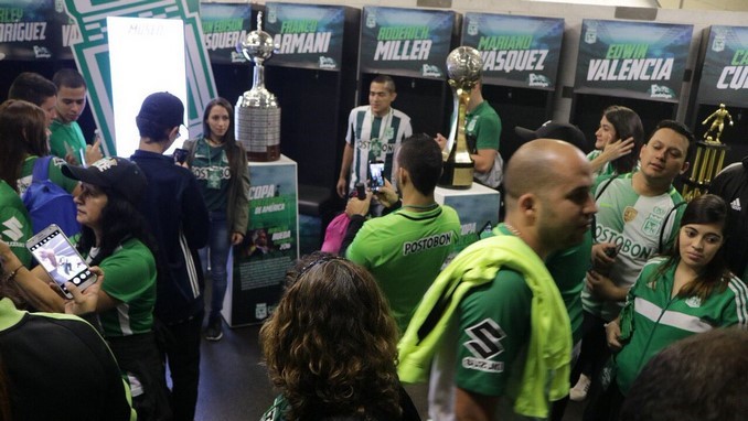 FOTOS: Los hinchas del Verde colman el Atanasio para la final ante Chapecoense 1 nacional hinchas 5