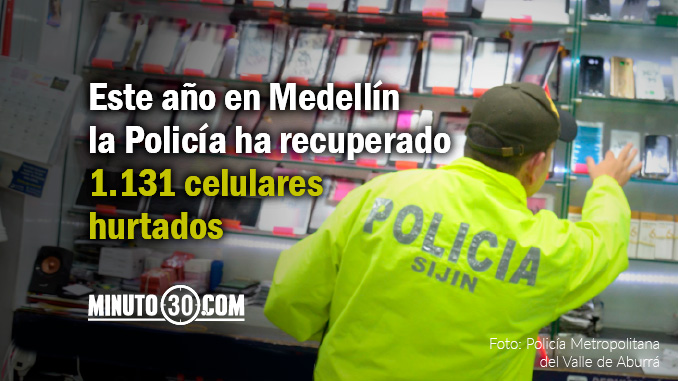 FOTOS: Siete capturados en operativos contra el hurto de celulares en el centro de Medellín 1 Operativo contra el hurto de celulares.