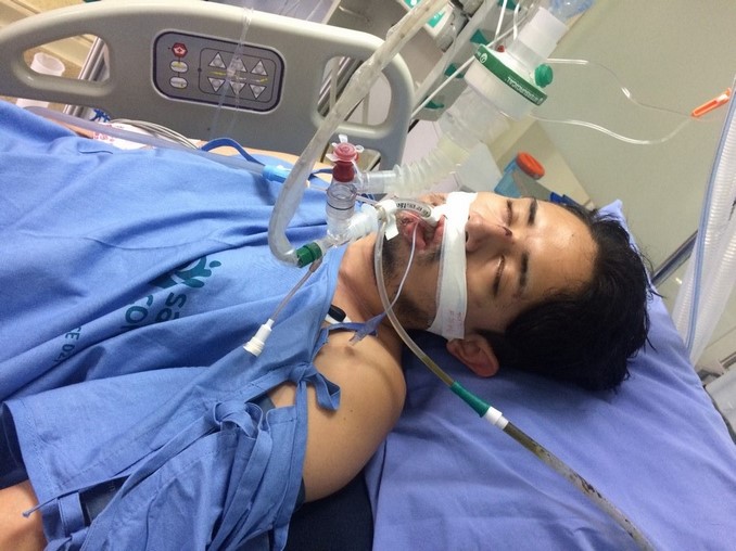 Paciente sin identificar en la Clínica Sagrado Corazón.