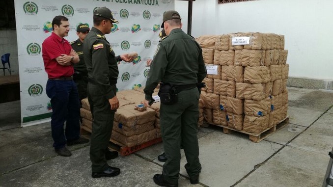 Panela adulterada incautada en Guarne.