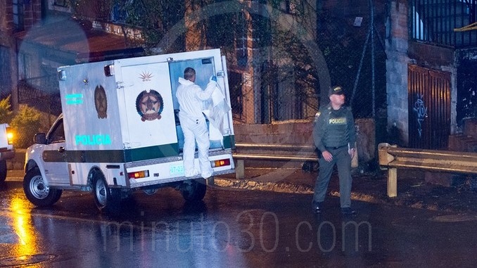 Pareja asesinada en el barrio Curazao de Robledo.
