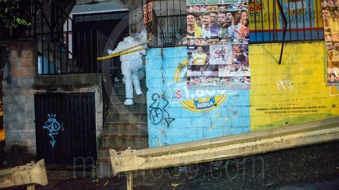 Pareja asesinada en el barrio Curazao de Robledo.