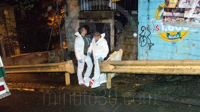 Pareja asesinada en el barrio Curazao de Robledo.