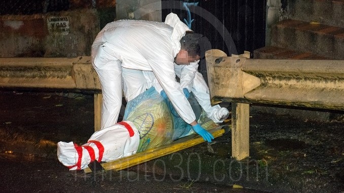 Pareja asesinada en el barrio Curazao de Robledo.