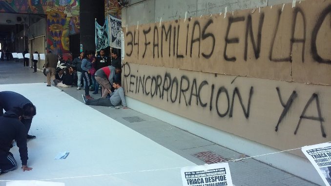 Paro de trabajadores del Ministerio de Trabajo