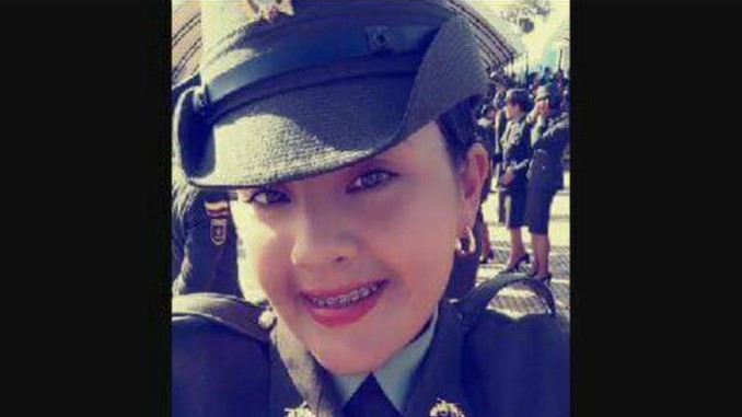 La patrullera de la Policía Laura Valentina Talero Martínez.
