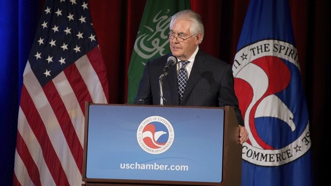 El secretario de Estado de Estados Unidos, Rex Tillerson.