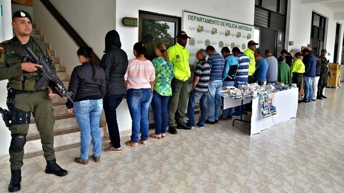 Operativo contra las apuestas ilegales.