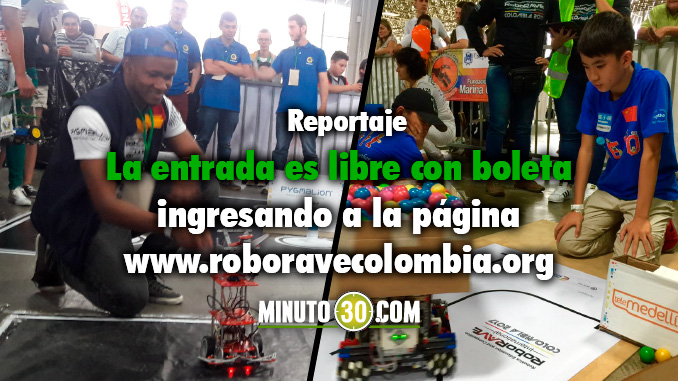 Medellín Mundial de Robótica en el Palacio de Exposiciones <a class=
