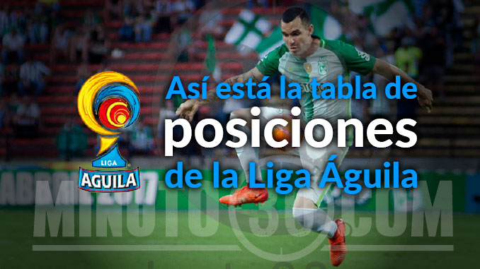 Con cuatro cupos disponibles, así está la tabla de posiciones de la Liga Águila I-2017 3 tabla de posiciones fecha 19 portada