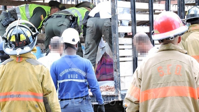 Un toro mató a un hombre dentro de un camión en el barrio Naranjal.