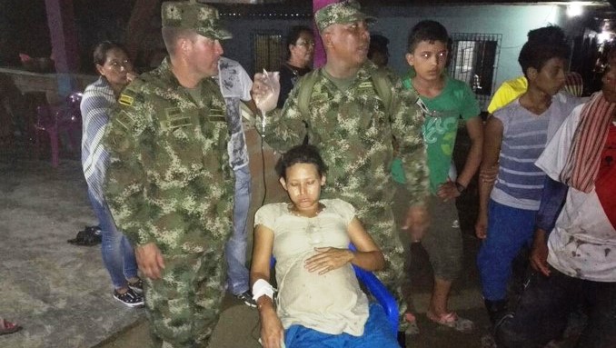 Ejército evacuó a una mujer embarazada desde corregimiento de Tierralta