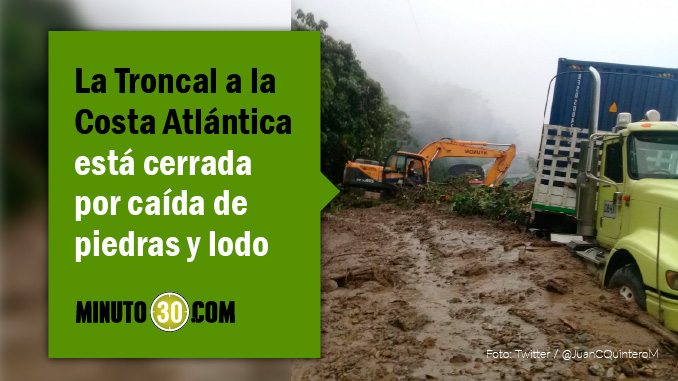 FOTOS Y VIDEO: Vías de Antioquia con cierre total y paso restringido por derrumbes e inundaciones