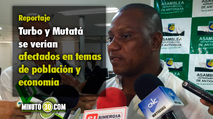 Varias afectaciones les generaría a los municipios de Turbo y Mutatá el nuevo mapa del Chocó