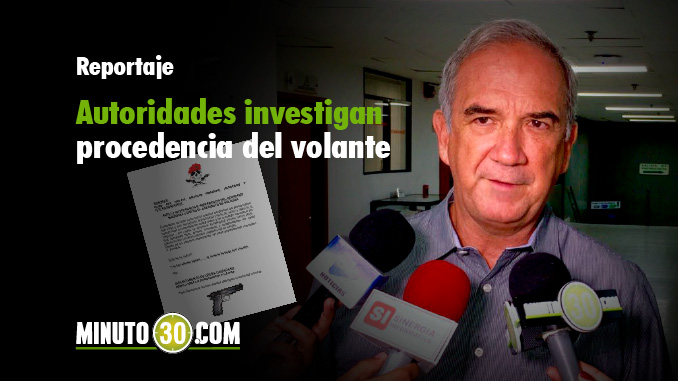 Gustavo Villegas - Secretario de Seguridad Medellín. Foto/Minuto30