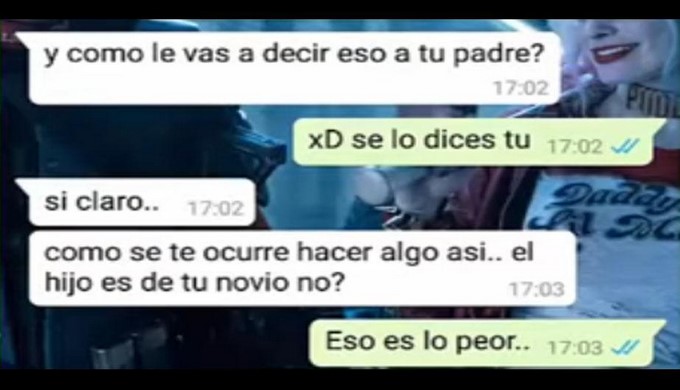 Captura de WhatsApp tomada de http://diariocorreo.pe