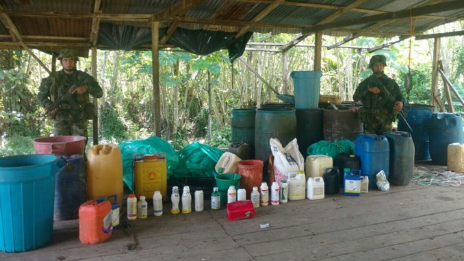 Localizan y destruyen cuatro zonas campamentarias del Eln en el Chocó