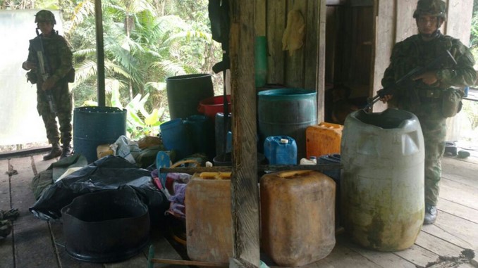 Localizan y destruyen cuatro zonas campamentarias del Eln en el Chocó