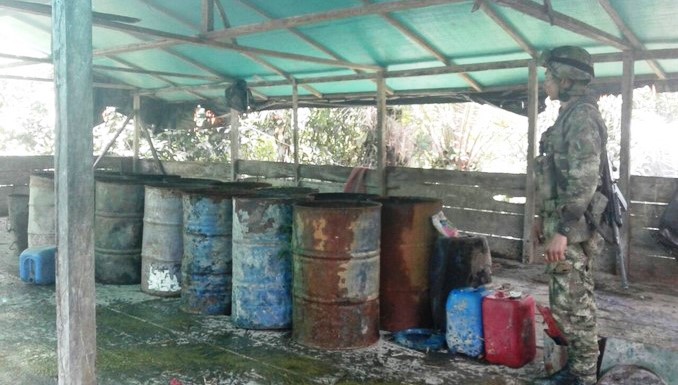 Localizan y destruyen cuatro zonas campamentarias del Eln en el Chocó