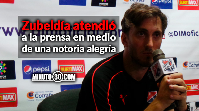 Reacciones de Luis Zubeldía tras el triunfo en el clásico paisa 3 zubeldia prensa alegria