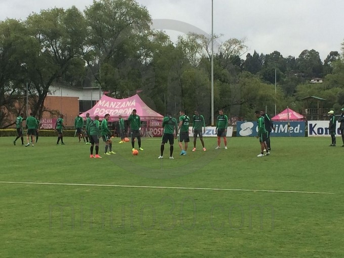 Atlético Nacional entrena en su sede de Guarne