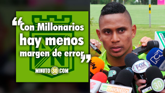 Arley Rodríguez cuenta cómo se siente para el partido ante Millonarios 1 Arley Rodriguez previo Millonarios