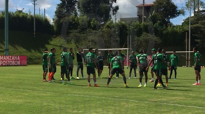 Entrenamiento de Atlético Nacional