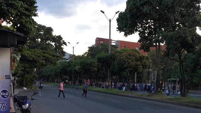 manifestacion politecnico jaime isaza