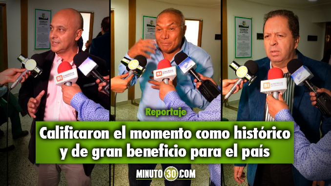 Diputados levantaron sesión para celebrar la dejación de armas de las FARC, el Centro Democrático se fue del recinto
